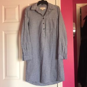 Michael Kors Chevron shirt dress
